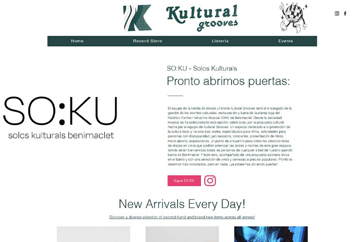 Kultural Grooves Online Shop