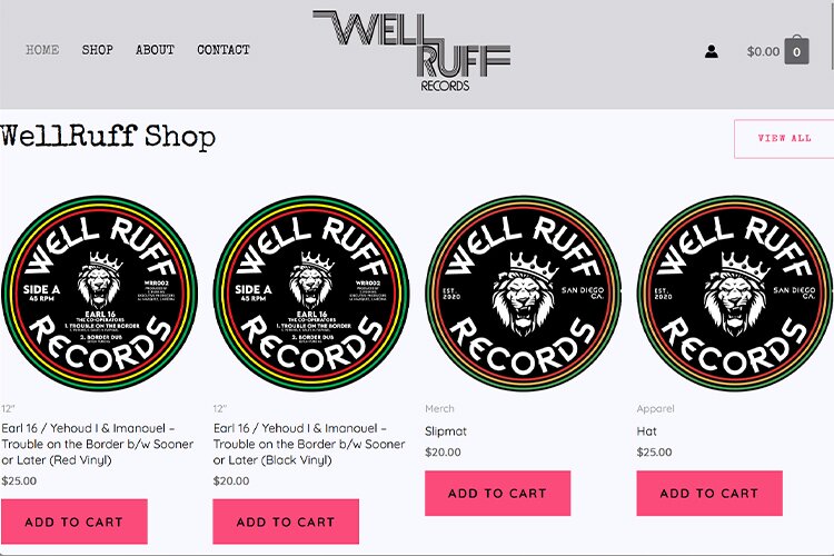 Well Ruff Records Online Shop