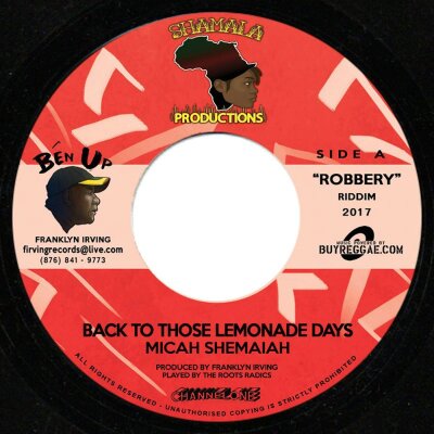 Back To Those Lemonade Days - Micah Shemaiah (7" Single)
