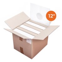 600x Sleeve Me™ 12"/LP Inner Sleeve, poly-lined, white, 90 g/m² paper, 2 center holes