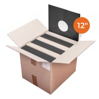 700x 12"/LP Inner Sleeve, poly-lined, black, 80...