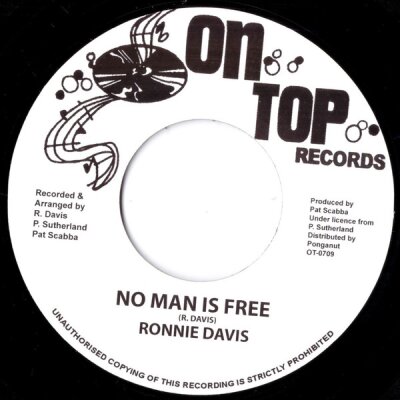 No Man Is Free - Ronnie Davis (7" Single)